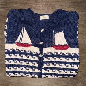 Dia North Of Boston Sailor Cardigan